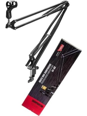 Aesco Lastvoice NB40 Stüdyo Masa Mikrofon Standı (50X50 Büyük Boy) Siyah