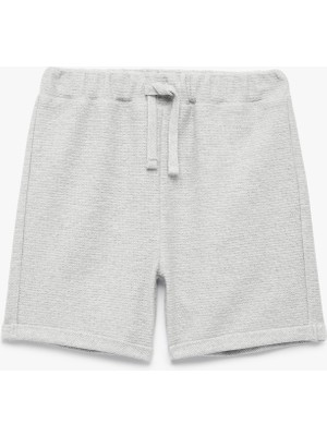 Koton Beli Bağcıklı Pamuk Karışımlı Basic Şort