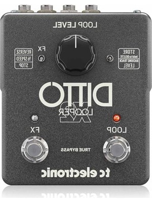 Aesco Dıtto X2 Looper Sezgisel Loop Pedal, Özel Durdurma Düğmesi ve Döngü Efektleri ile
