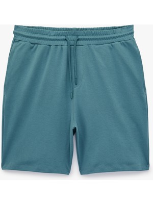 Koton Pamuklu Cepli Regular Fit Beli Bağcıklı Şort
