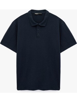 Koton Regular Fit Kısa Kollu Düğmeli Polo Yaka Basic Tişört