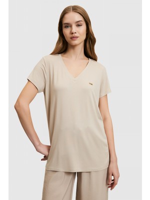 U.s. Polo Assn. Kadın Taş Tişört Basic 50323448-VR049
