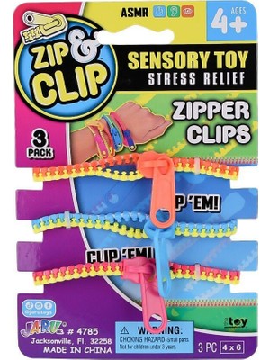 Die Grup 4785 Zıp Clip Zipper Clips 3lü -Sunman