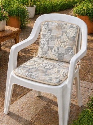 Peacock 6 Adet Yıkanabilir Kumaş Sandalye Minderi