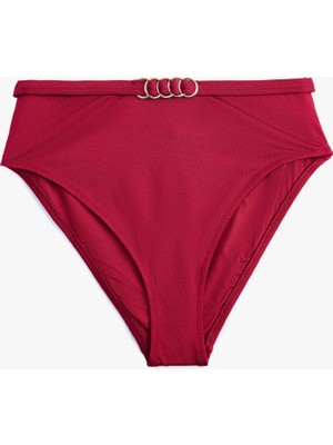 Koton Aksesuar Detaylı Yüksek Bel Bikini Altı