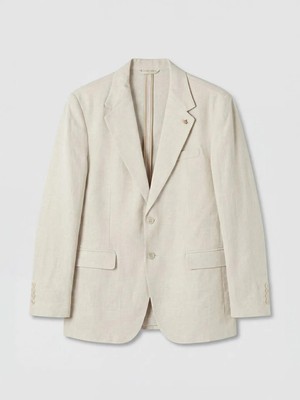 LC Waikiki Regular Fit Keten Karışımlı Erkek Blazer Ceket  (S6)