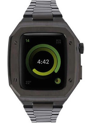 Newface Cosmotex New  Watch 44MM Metal P Kasalı Kordon - Siyah