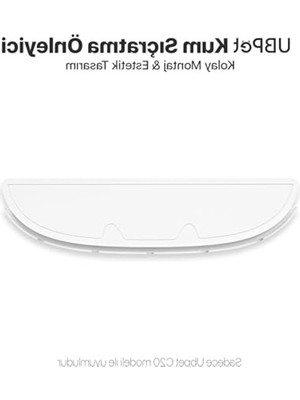 Aesco Ubpet C20 Otomatik Akıllı Kedi Tuvaleti Için Aparat/buffle, Kum Sıçratma Önleyici Aparat/buffle