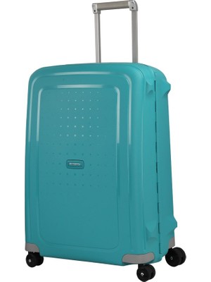 Samsonite S'cure - Spinner M Çanta, M (69 Cm), 79 L, Mavi (Su Mavisi)