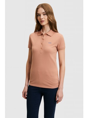 U.s. Polo Assn. Kadın Pudra Tişört Basic 50323461-VR042