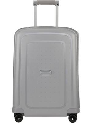 Samsonite S'cure - Spinner S, El Bagajı, S (55 Cm), 34 L, Gümüş (Gümüş)
