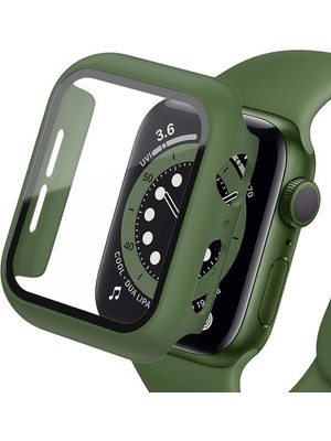 Newface Cosmotex New  Watch 38MM Camlı Kasa Ekran Koruyucu - Koyu Yeşil