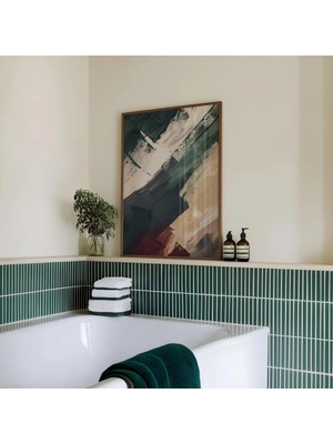 Ninastore Soyut Sanat Baskısı Iskandinav Duvar Sanatı Minimalist Soyut Duvar Dekoru Modern Fırça Dokusu
