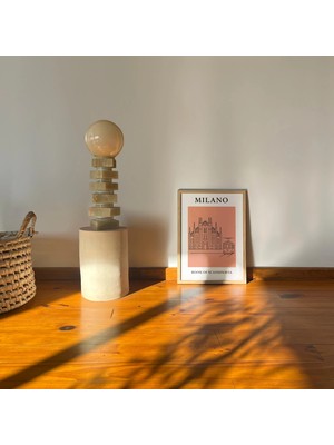 Ninastore Milano Posteri Minimalist Seyahat Posteri Minimalist Baskı Milano Sanatı Iskandinav Duvar Sanatı Ev