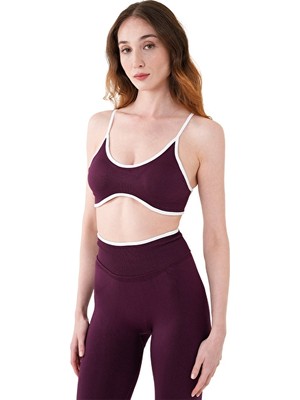 Musclecloth Nova Seamless Sport Bra Bordo