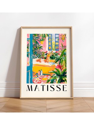 Ninastore Matisse Lama Sanat Baskısı: Pembe Banyo Duvar Dekoru