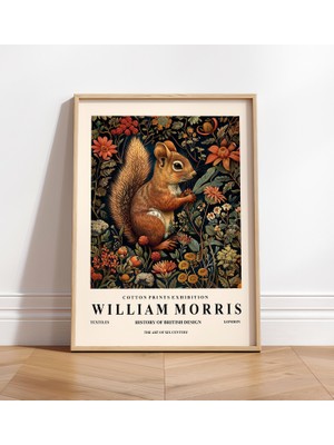 Ninastore William Morris Sincap Baskısı: Botanik Kır Evi Tarzı Duvar Sanatı