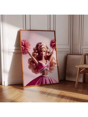 Ninastore Amigo Kız Temalı Sanat Baskısı: Kız Çocuk Odası Dekorasyonu (Baskı)