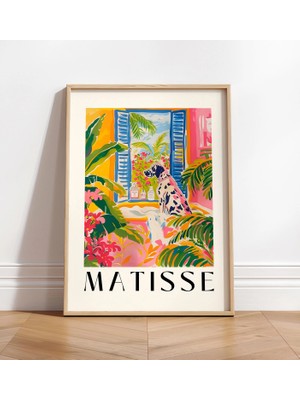 Ninastore Matisse Tarzı Danimarkalı Sanat Baskısı - Banyo Dekorasyonu