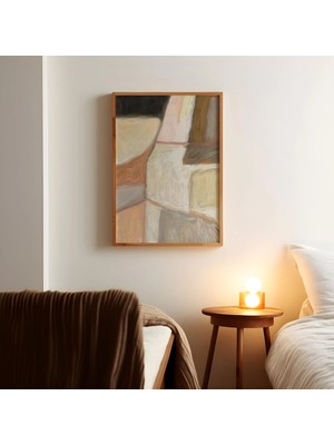 Ninastore Iskandinav Minimalist Baskı Nötr Duvar Sanatı Soyut Sanat Baskısı Minimalist Duvar Sanatı