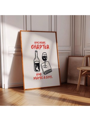 Ninastore Kitaplar ve Şarap Duvar Sanatı: Kitap Severler Baskısı (Baskı)