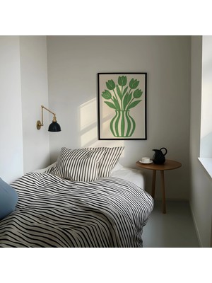 Ninastore Botanik Baskı Iskandinav Çiçek Posteri Soyut Sanat Posteri Minimalist Botanik Çiçek Sanatı