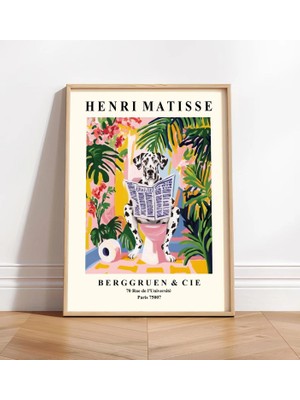 Ninastore Matisse Dane Sanat Baskısı – Komik Banyo Köpeği Posteri