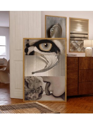 Ninastore 3 Gümüş Yaz Güzel Sanatlar Fotoğraf Posteri - Leopar Deseni - Okyanus Sanatsal Fotoğrafçılığı -