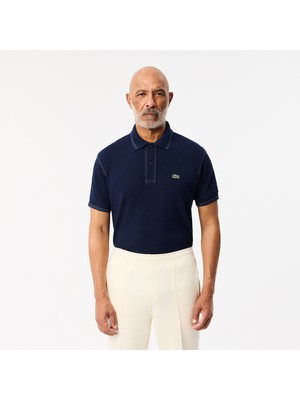 Lacoste Erkek Classic Fit Organik Pamuk Lacivert Polo
