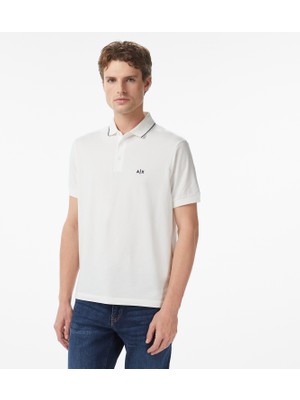 Armani Exchange Erkek Beyaz Polo
