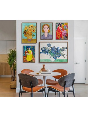 Ninastore Matisse - Van Gogh - Galeri Duvar Sanatı - Vintage Duvar Sanatı - Renkli Duvar Sanatı - Canlı Duvar
