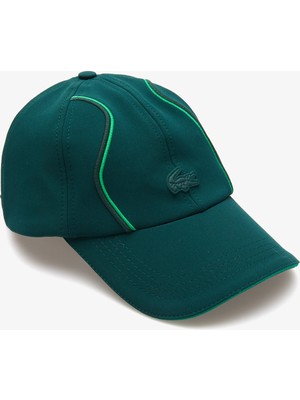 Lacoste x House Of Superstep Baskılı Unisex Yeşil Şapka