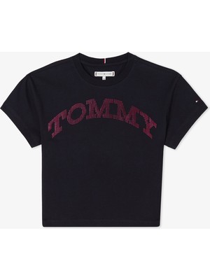 Tommy Hilfiger Tommy Dot Foil Çocuk Mavi T-Shirt