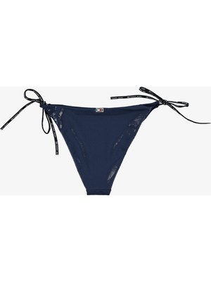Tommy Hilfiger Tommy Jeans Cheekying Side Tie Kadın Mavi Bikini Altı