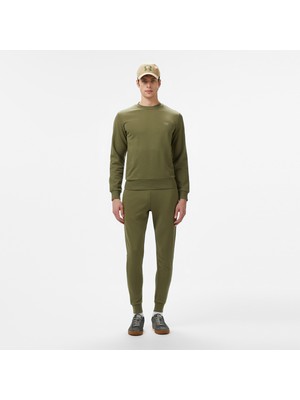 Lacoste Erkek Slim Fit Organik Pamuk Haki Eşofman Altı
