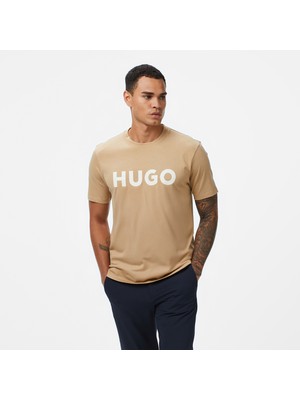 Hugo Dulivio Erkek Bej T-Shirt