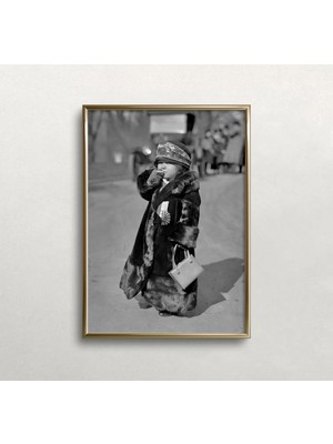 Ninastore Sigara Içen Kız - Siyah Beyaz Sanat - Vintage Duvar Sanatı - Komik Duvar Sanatı - Eski Fotoğraf -