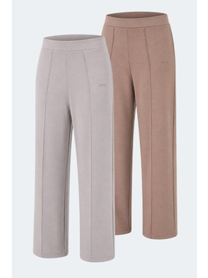 Slazenger Valentıno 2 Li Set Kadın Bol Paça  Eşofman Altı