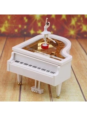 Balerin Figürlü Piyano Müzik Kutusu Midastech