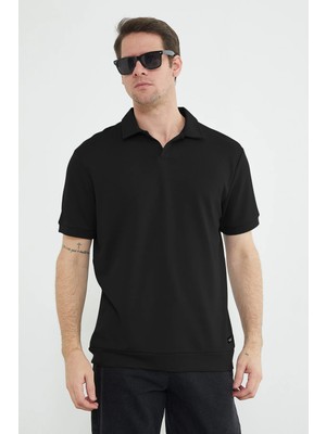 FullaModa Basic Polo Yaka Modal Tişört