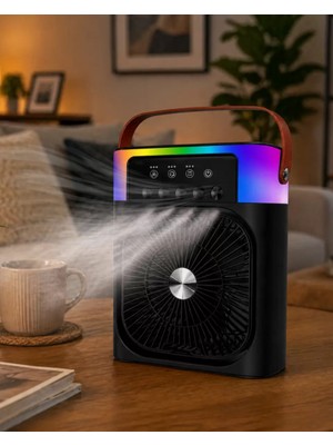 Nemere İthalat Işıklı Fan 5005 Siyah Nemere Ithalat