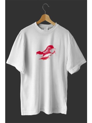 Zenvia 1 Mayıs Emekçilerimiz Için Özel Tasarım 1 Mayıs Baskılı T-Shirt - Beyaz