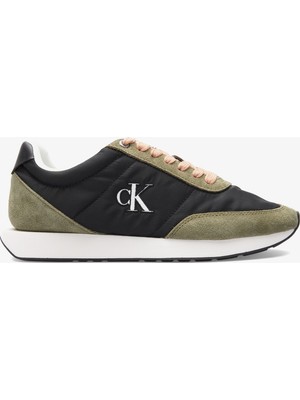 Calvin Klein Retro Runner Lace Up  Kadın Siyah Sneaker
