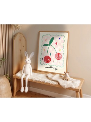 Ninastore Mon Cherry Çocuk Sanat Baskısı - Katefoxdesign Çocuk Odası Dekorasyonu