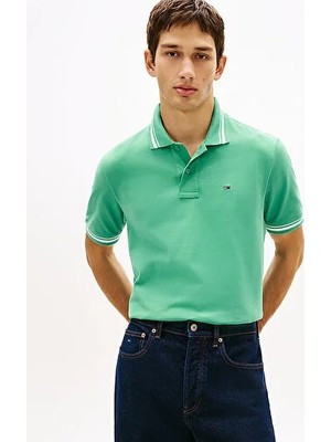 Tommy Hilfiger Erkek Regular Fit Tipped Polo Yaka T-Shirt