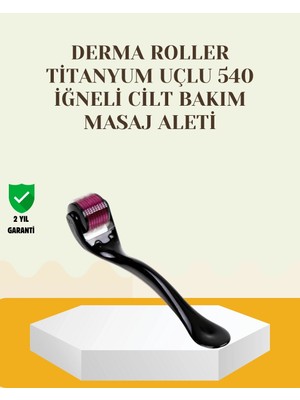 Genel Tedarik Titanyum Dermaroller 540 Iğne Cilt Onarım ve Kolajen Üretim Desteği