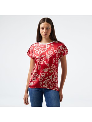 Liu Jo Kadın Kırmızı T-Shirt