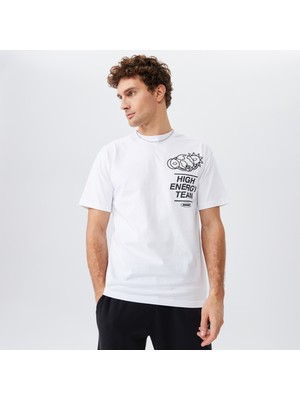 Market High Energy Team Erkek Beyaz T-Shirt