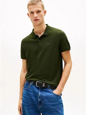 Tommy Hilfiger Erkek Tjm Slim Fit Placket Polo Yaka T-Shirt