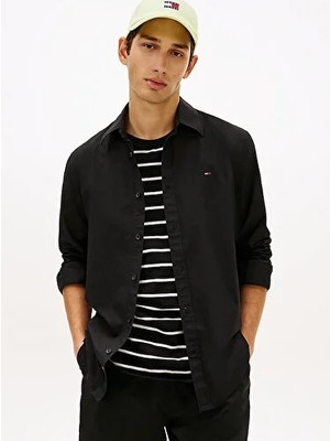 Tommy Hilfiger Erkek Tjm Regular Fit Poplin Gömlek